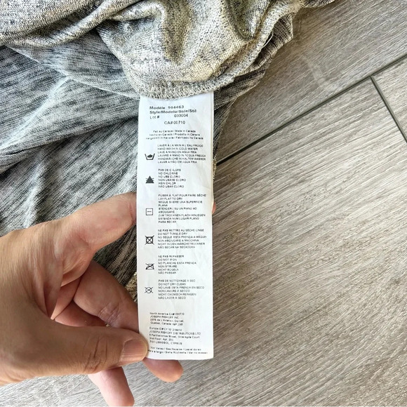 Joseph Ribkoff Light Gold Sleeveless Tunic with Ruching Style Made in Canada - Picture 11 of 15